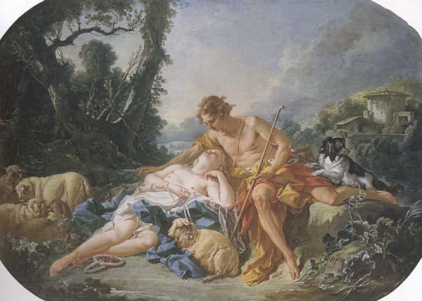 Francois Boucher Daphnis and Chloe China oil painting art
